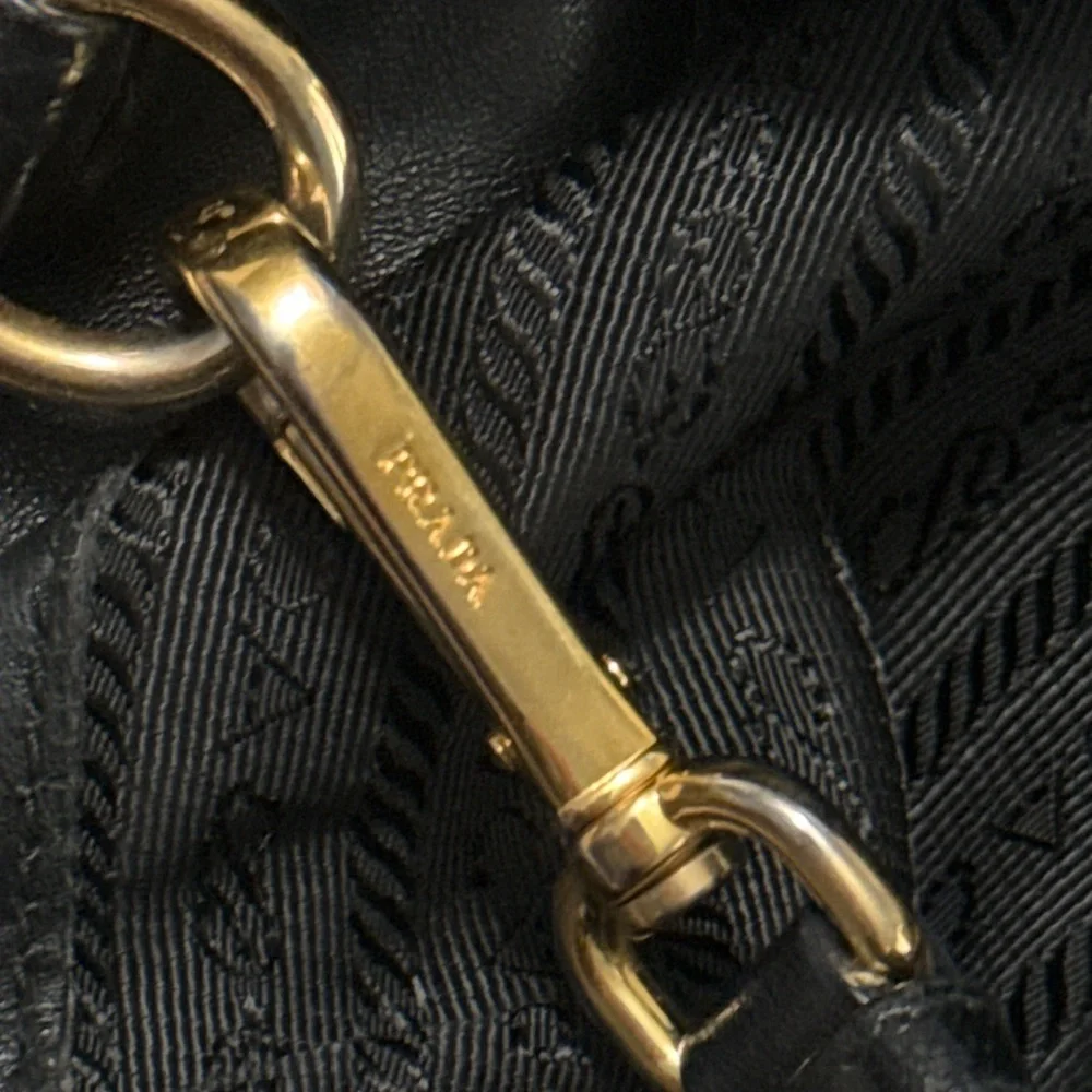 Prada tessuto nylon bauletto bow bag crossbody - Picture 11 of 16